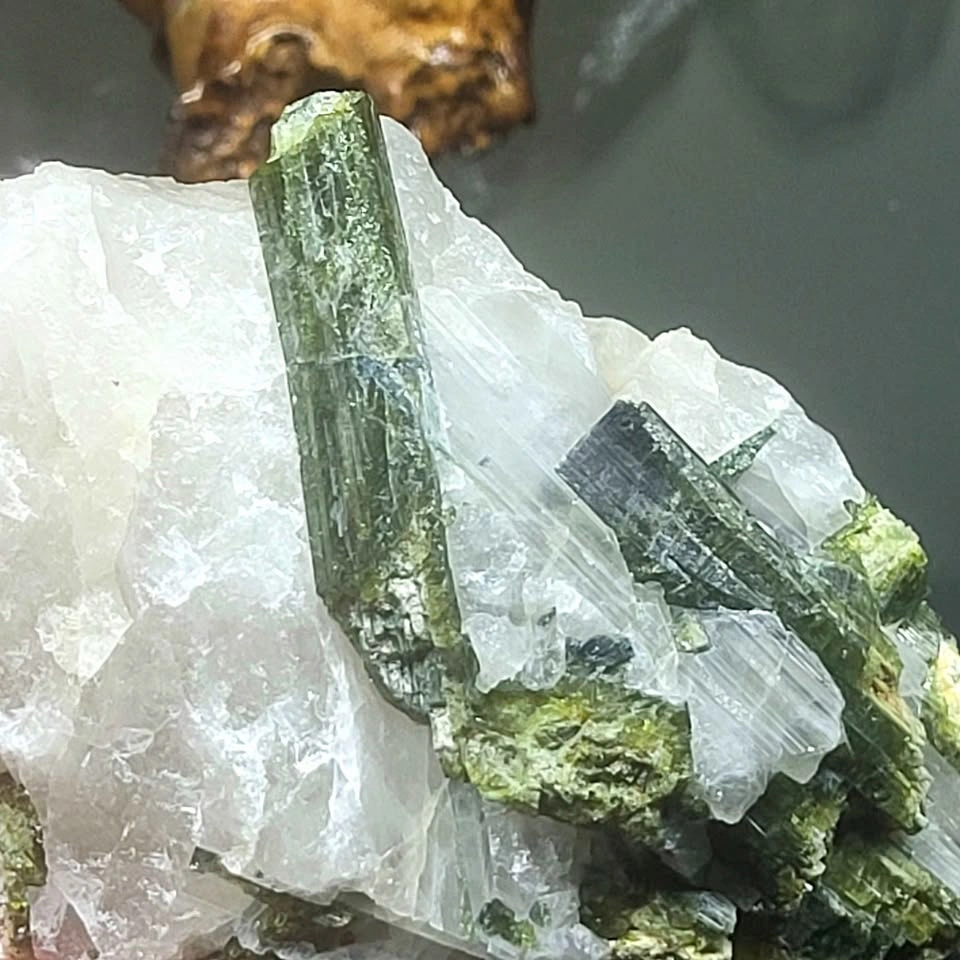 Green Tourmaline Crystal Specimen - photo 3