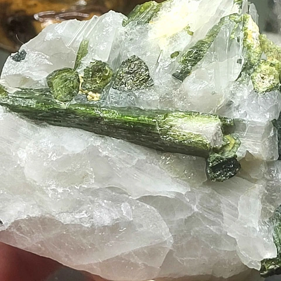 Green Tourmaline Crystal Specimen - photo 5