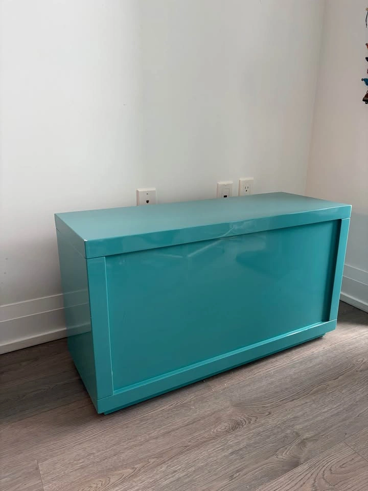 Glossy Teal TV Stand/Media Console - photo 2