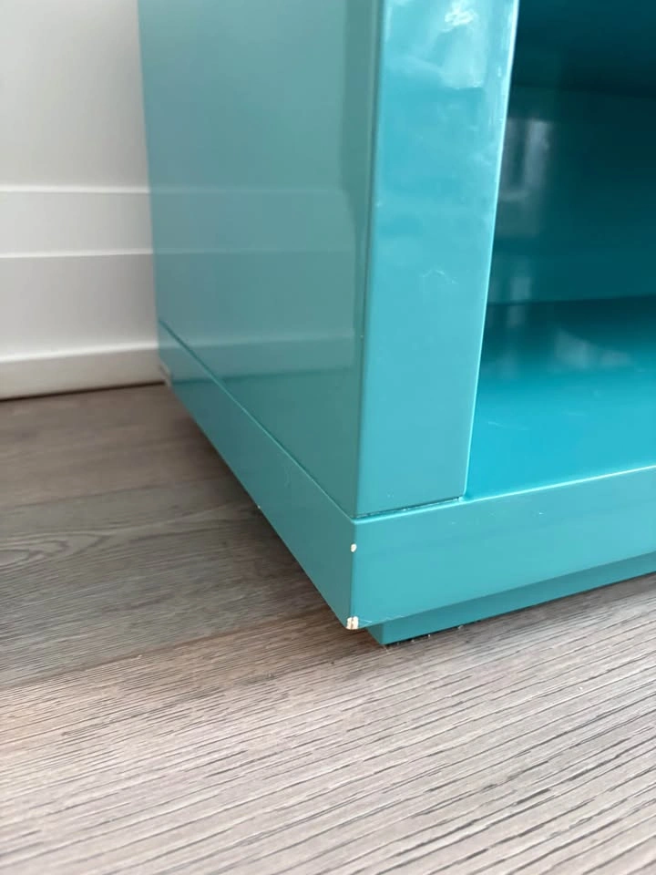 Glossy Teal TV Stand/Media Console - photo 5