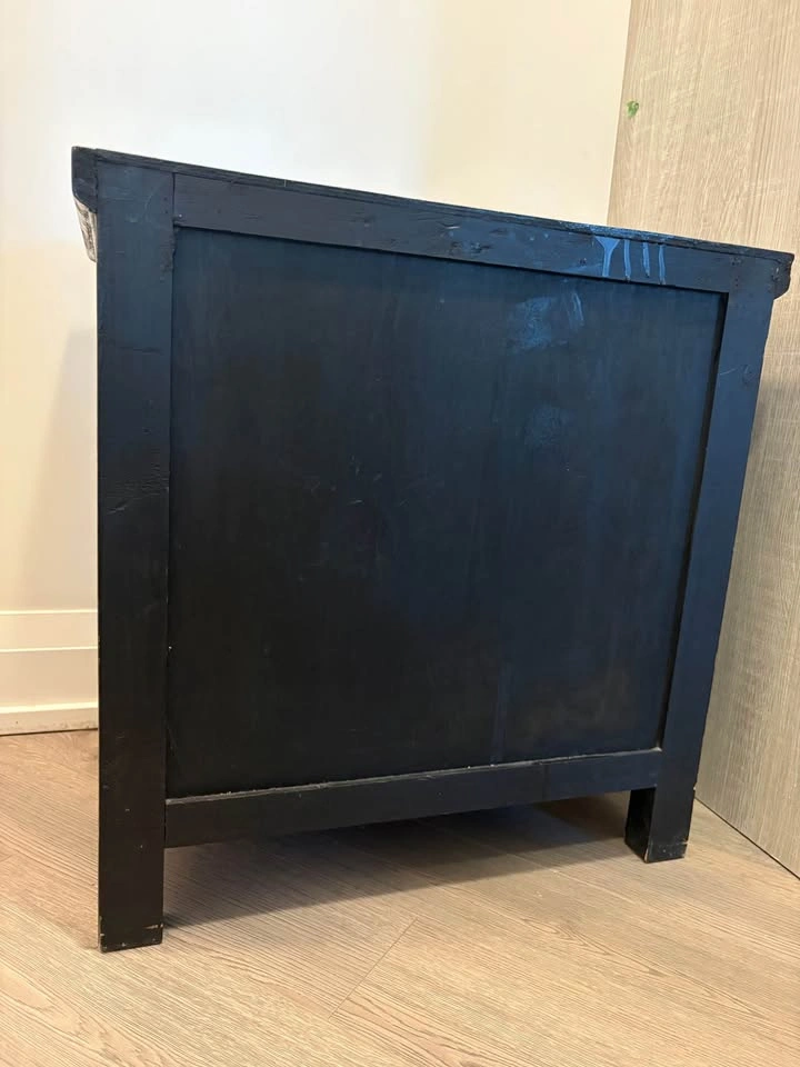 Vintage Black Cabinet with Butterfly Hardware - photo 5