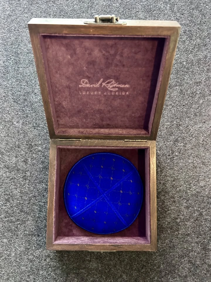 Modern Kippah from David Roytman Luxury Judaica - photo 3