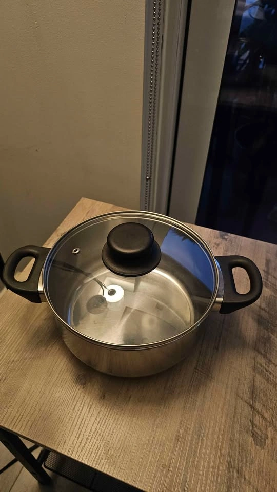 Stainless Steel Stock Pot with Glass Lid
