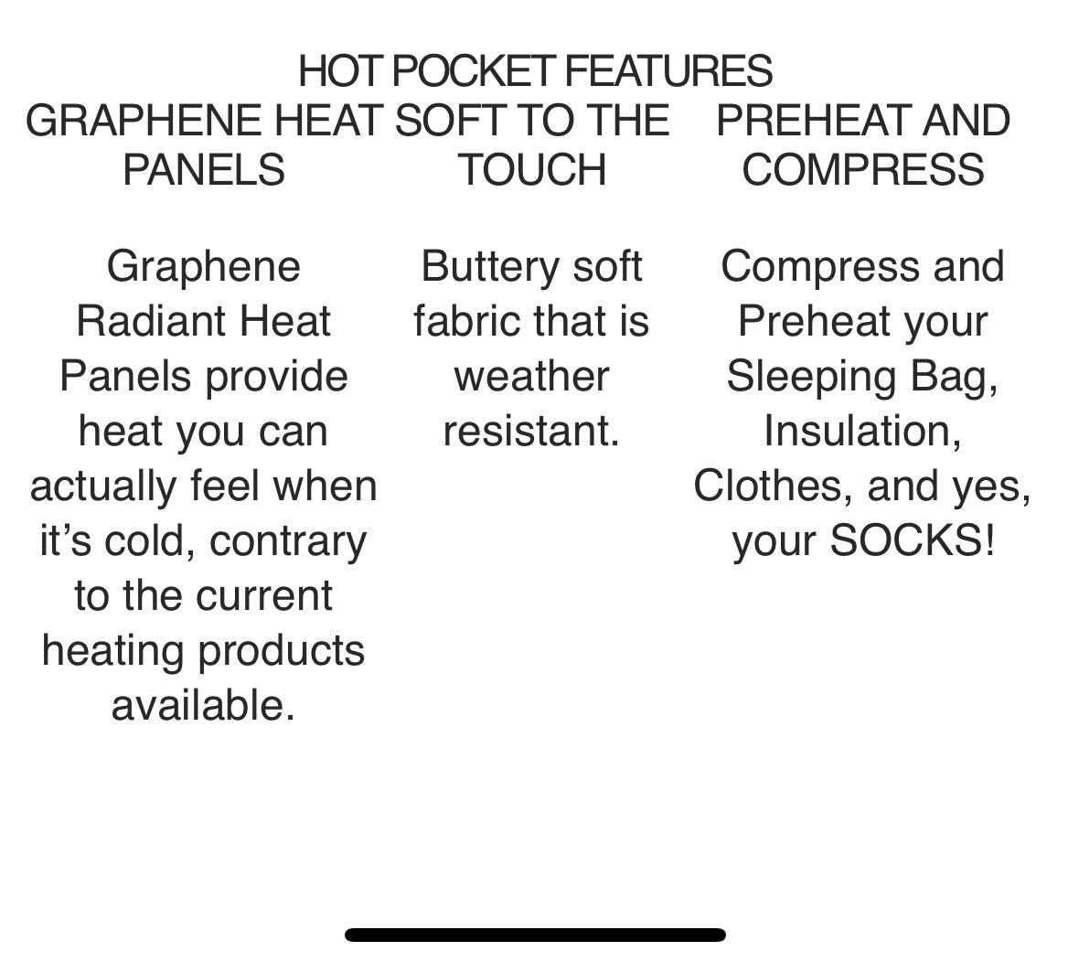HOT POCKET Sleeping Bag Warmer. Great for Camping - photo 4
