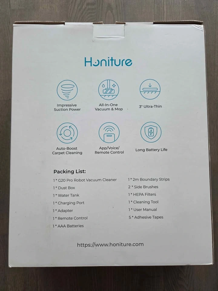 Honiture G20 Pro Robot Vacuum Cleaner - photo 4