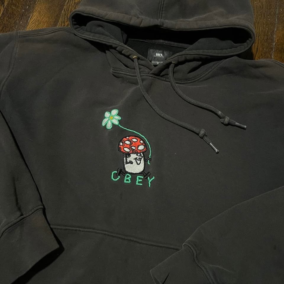 Obey Sunfaded Embroidered Hoodie - photo 3