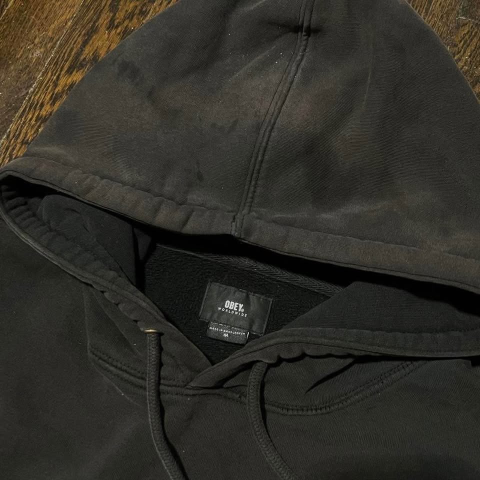 Obey Sunfaded Embroidered Hoodie - photo 5
