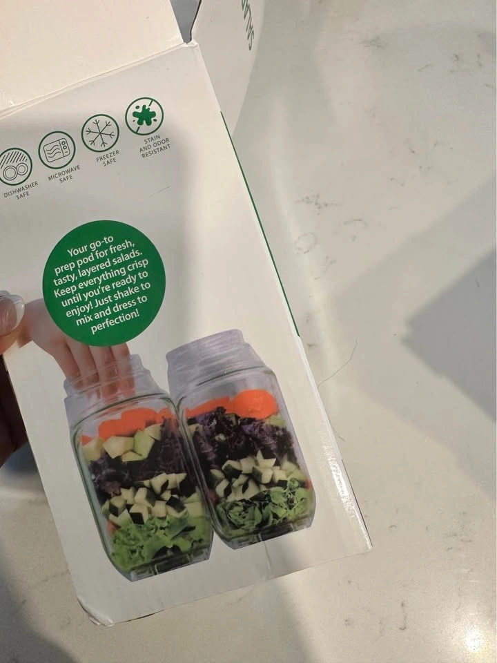 Portable salad container - photo 2