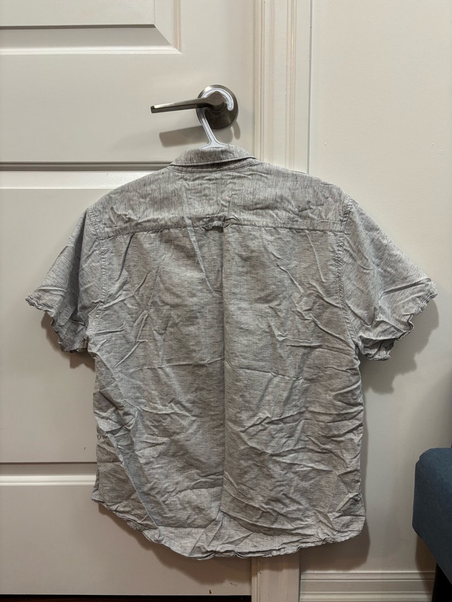 Denim & Flower Shirt - Size L - photo 4