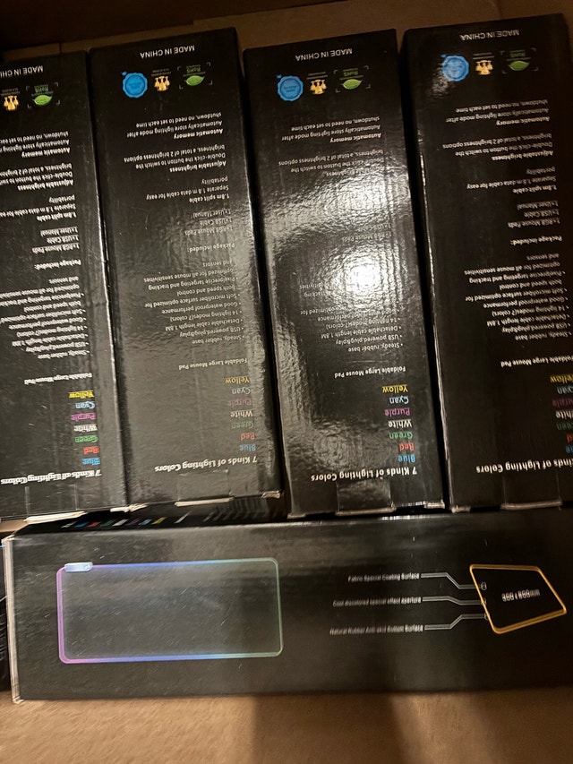Bulk Lot of Gaming Mouse Pad (7pcs)