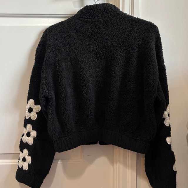 Ardene Black Sherpa Jacket - size XS - photo 3