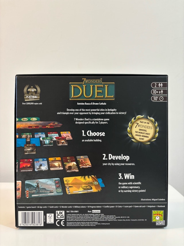 7 Wonders Duel Board Game - photo 3