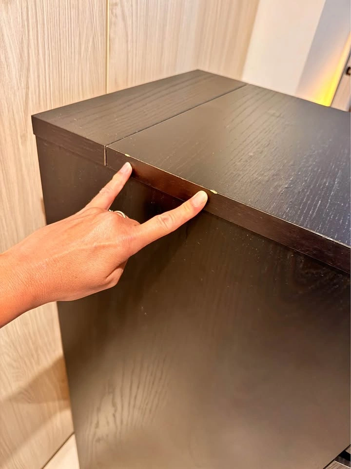 IKEA MALM Tall 6-Drawer Dresser with Mirror – Black-Brown - photo 5