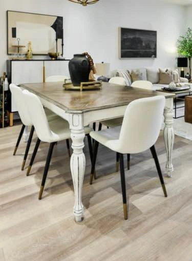 6 Velvet dining side chairs - photo 3