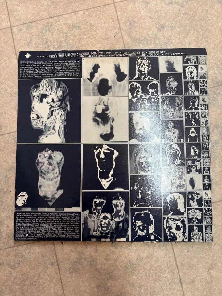 The Rolling Stones – Emotional Rescue Vinyl LP (1980 Canadian) - photo 2