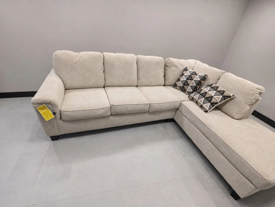 Ashley Furniture Abinger Chaise Sleeper Sectional Sofa