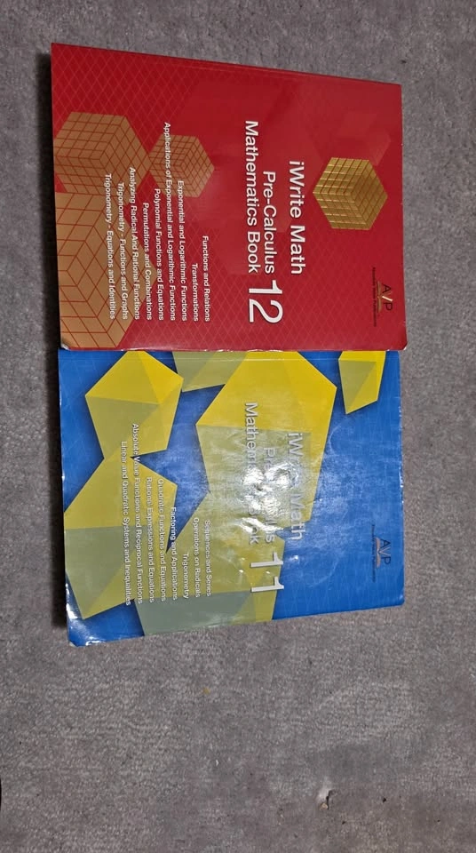 iWrite Math Pre-Calculus Mathematics Book 11 and 12