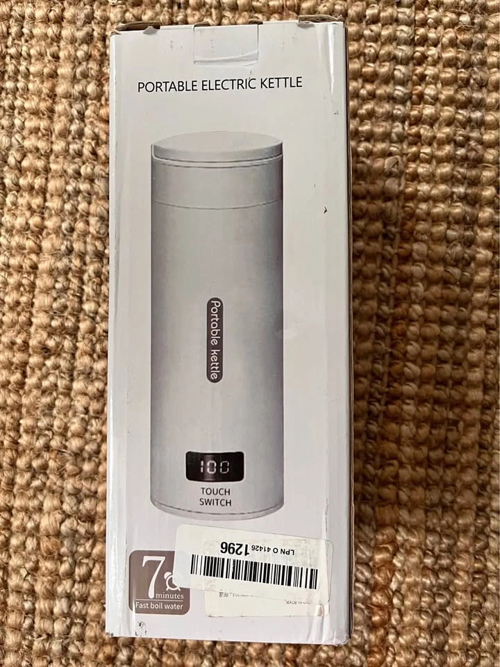 Portable Electric Kettle - Touch Switch, Fast Boil - BNIB