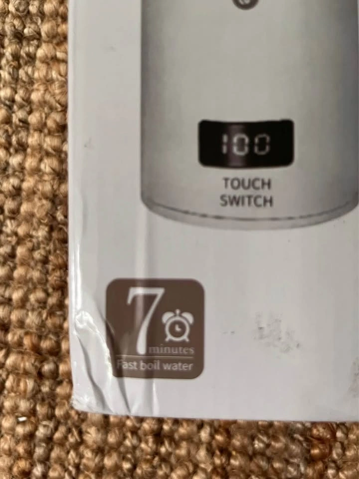 Portable Electric Kettle - Touch Switch, Fast Boil - BNIB - photo 4