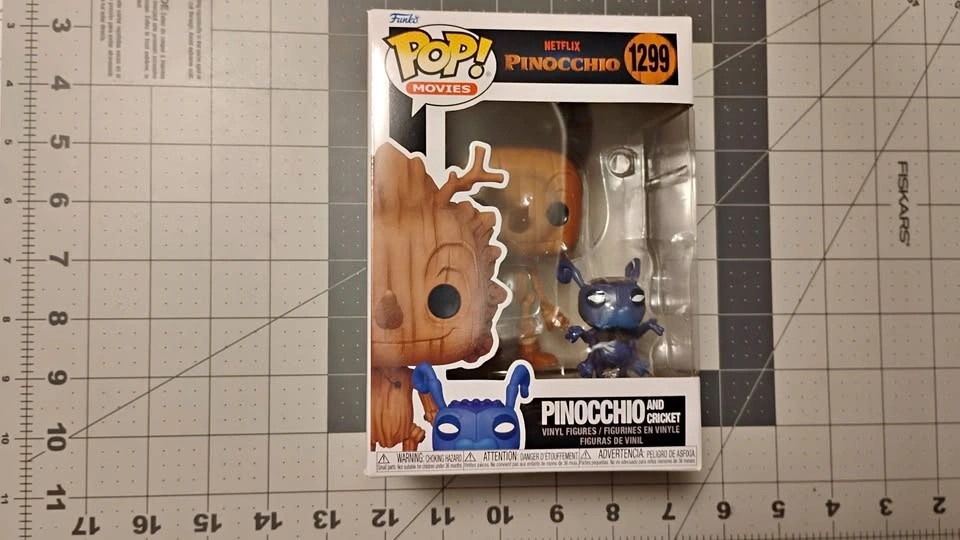 Funko Pop Movies Netflix Pinocchio and Cricket OBO