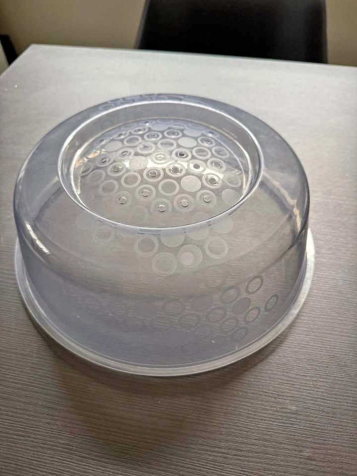 Clear Plastic Microwave Plate Cover
