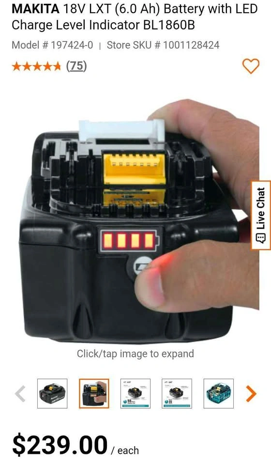 Makita rechargeable Battery - photo 3