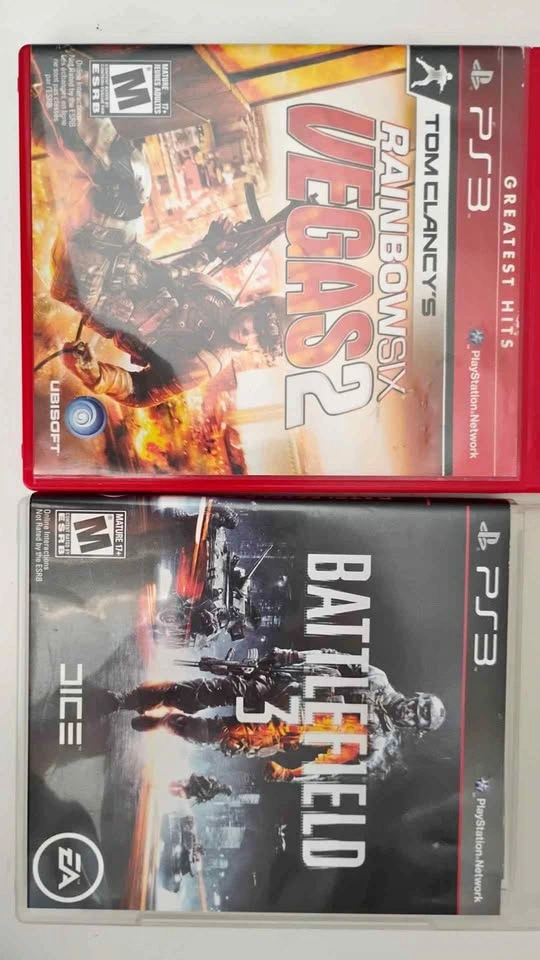 PS3 Shooter Game Bundle: Battlefield 3 and Rainbow Six Vegas 2