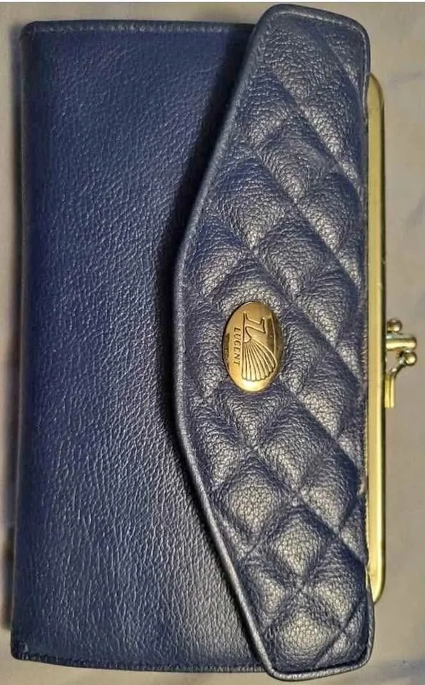 Lucent Genuine Cowhide Leather Wallet Vintage Retro Purse thumbnail