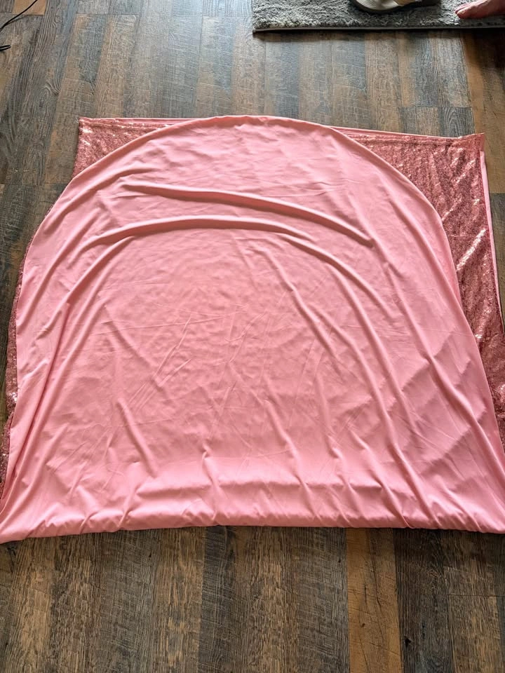 Rose Gold Sequin Arch Backdrop Cover 7.2 ft - photo 3