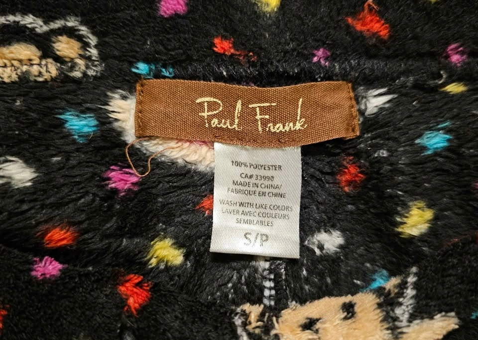 Paul Frank Julius the Monkey Plush Fleece Pajama Pants - Small - photo 2
