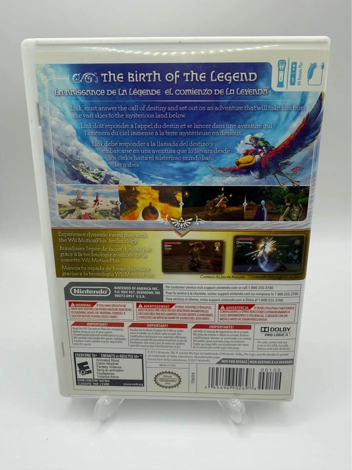 Nintendo Wii: Legend of Zelda Skyward Sword w/Soundtrack - photo 2