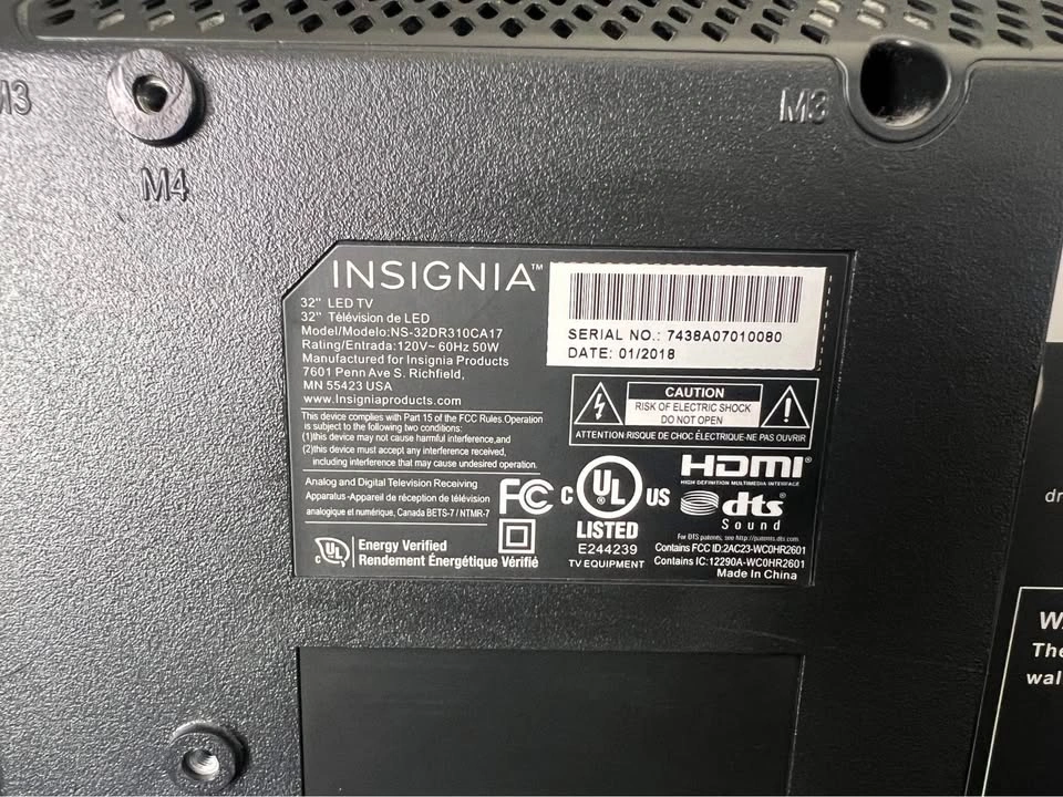 Insignia 32’ TV - photo 2