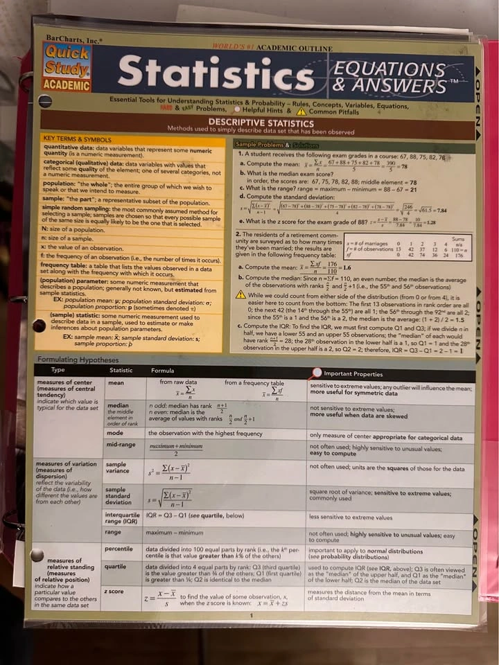 Intro Stats Textbook + Quickstudy - photo 2