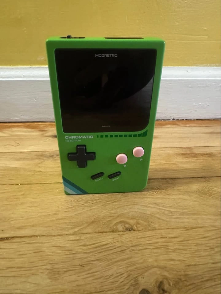 ModRetro Chromatic 1st Edition Leaf Green Sapphire Screen + Tetr - photo 5
