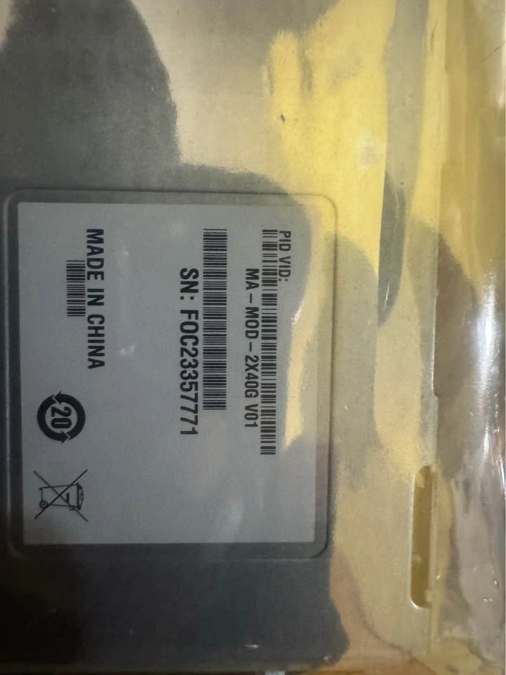 Cisco MA-MOD-2X40G V01 QSFP+ Dual-Port Network Switch Module - photo 2