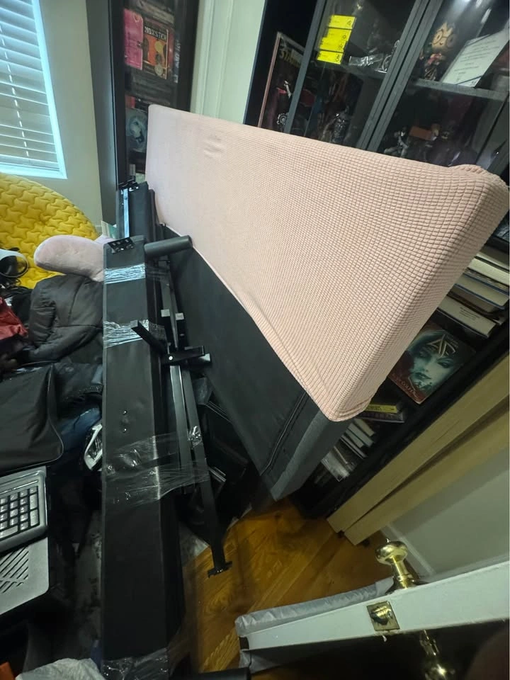 Queen Bed Frame +Upholstered Headboard - photo 2