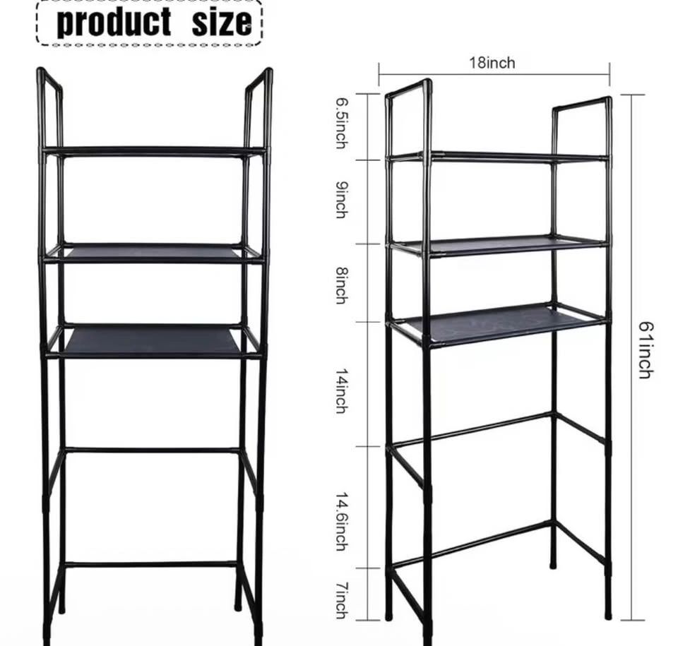 Over the Toilet Rack/ Bathroom storage rack - photo 3