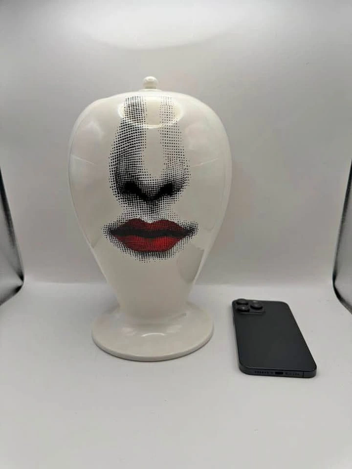 Fornasetti × Bitossi “Serratura” Limited Edition Vase 444/499