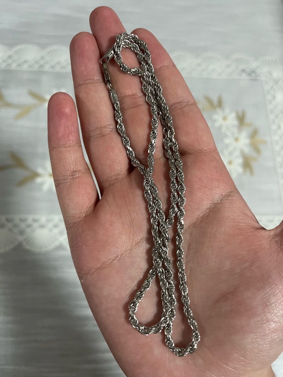 Silver Rope Chain 925 Silver - photo 2