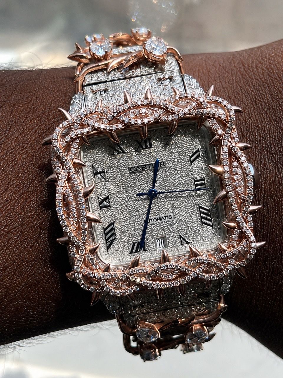 Buss down watch iced out VVS PASSES DIAMOND TESTER