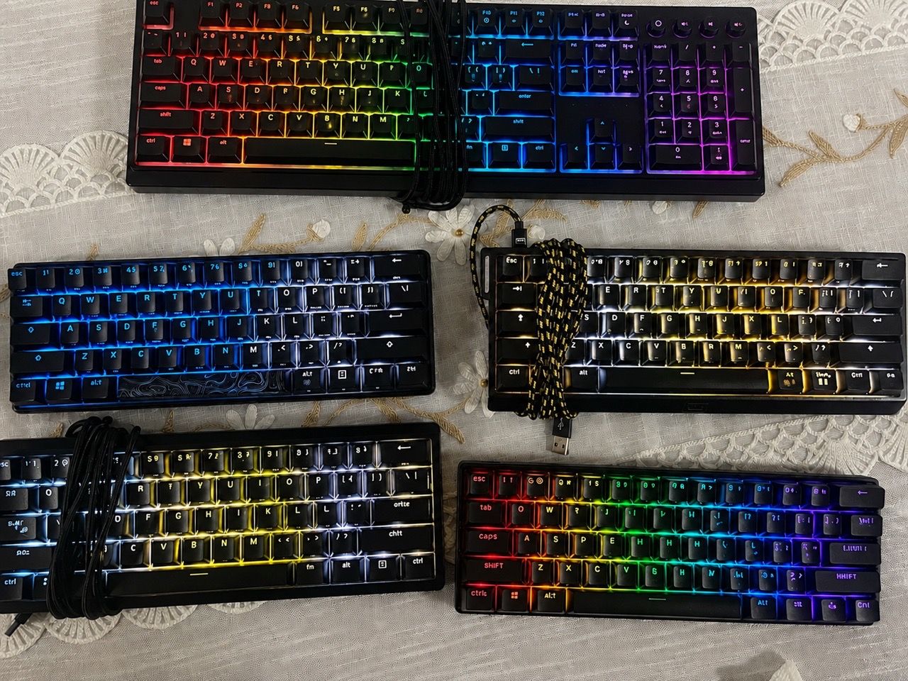 Gaming keyboard 60% Razer HyperX Steel series apex Wooting - photo 2