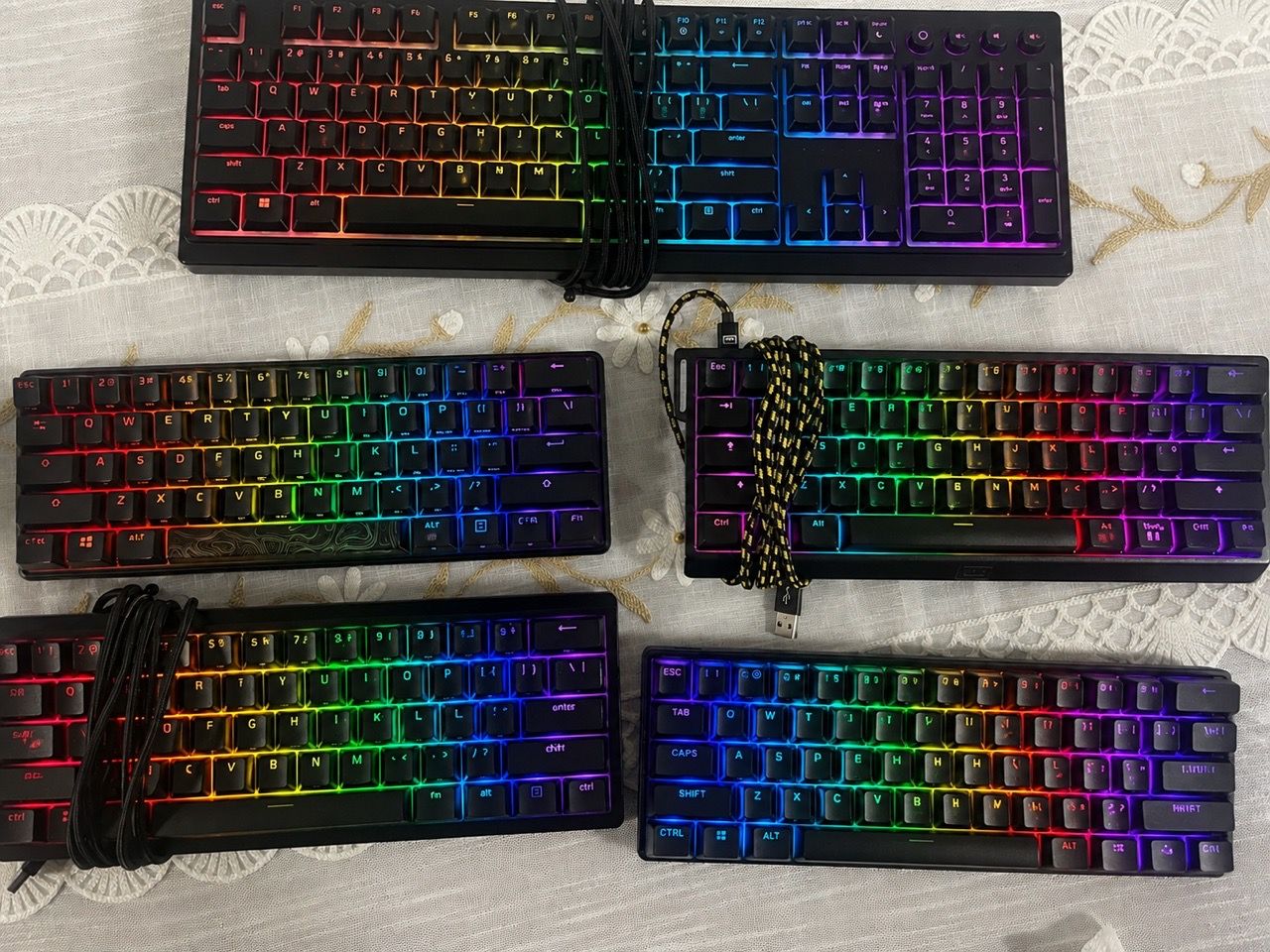 Gaming keyboard 60% Razer HyperX Steel series apex Wooting - photo 3