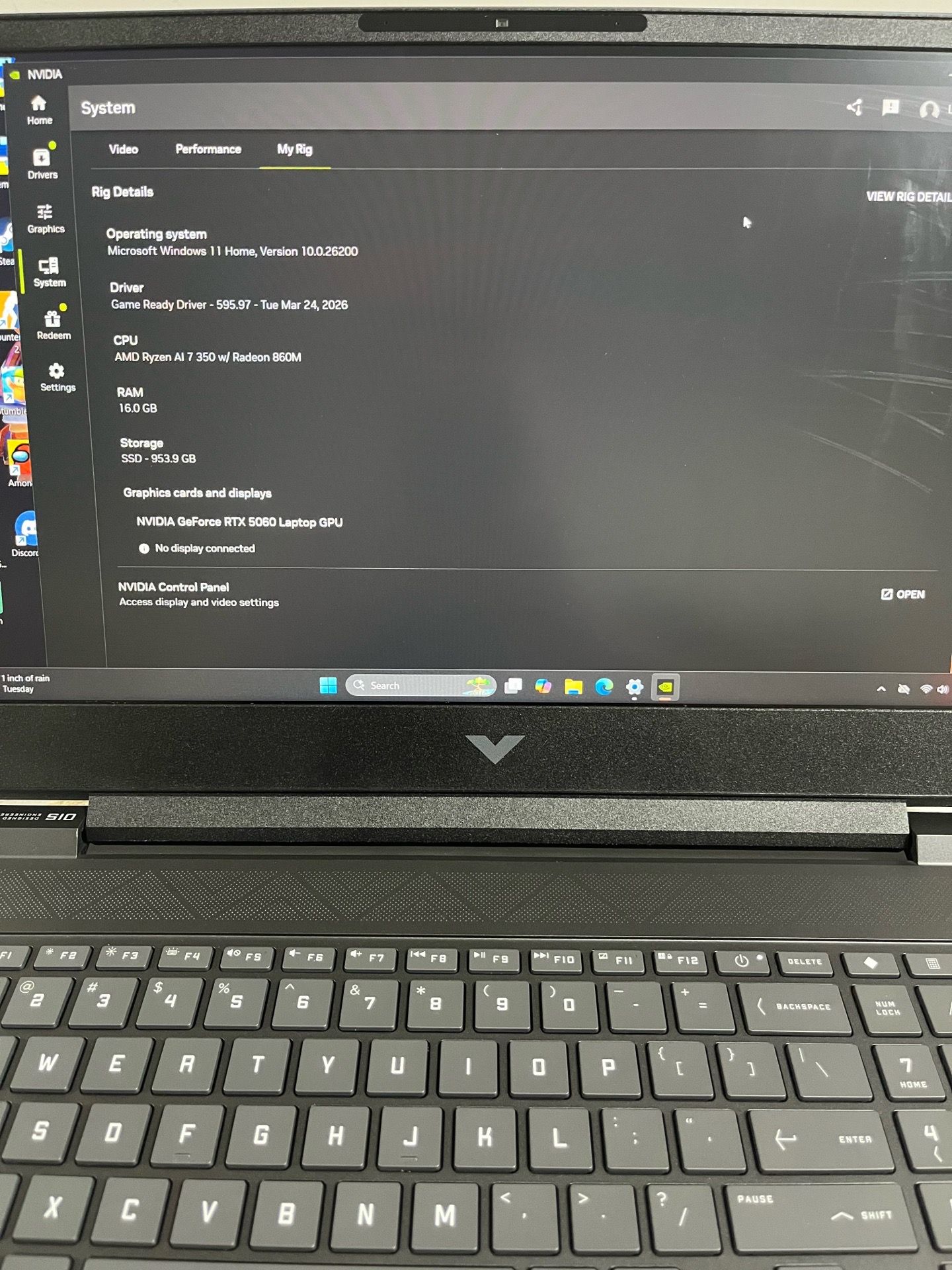 Victus Gaming Laptop RTX 5060 AMD Ryzen 7 - photo 5