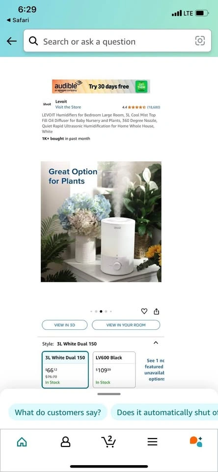 Levoit Humidifier Brand New - photo 4
