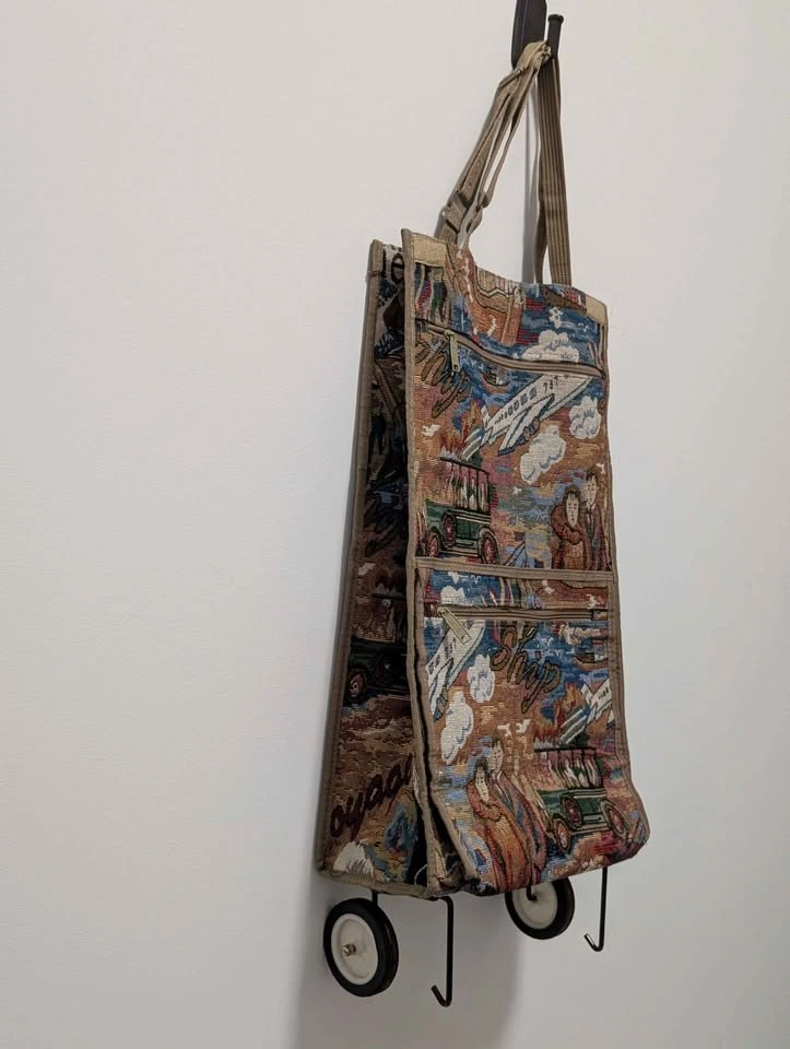 Jade Tapestry Rolling Shopping Bag - photo 2