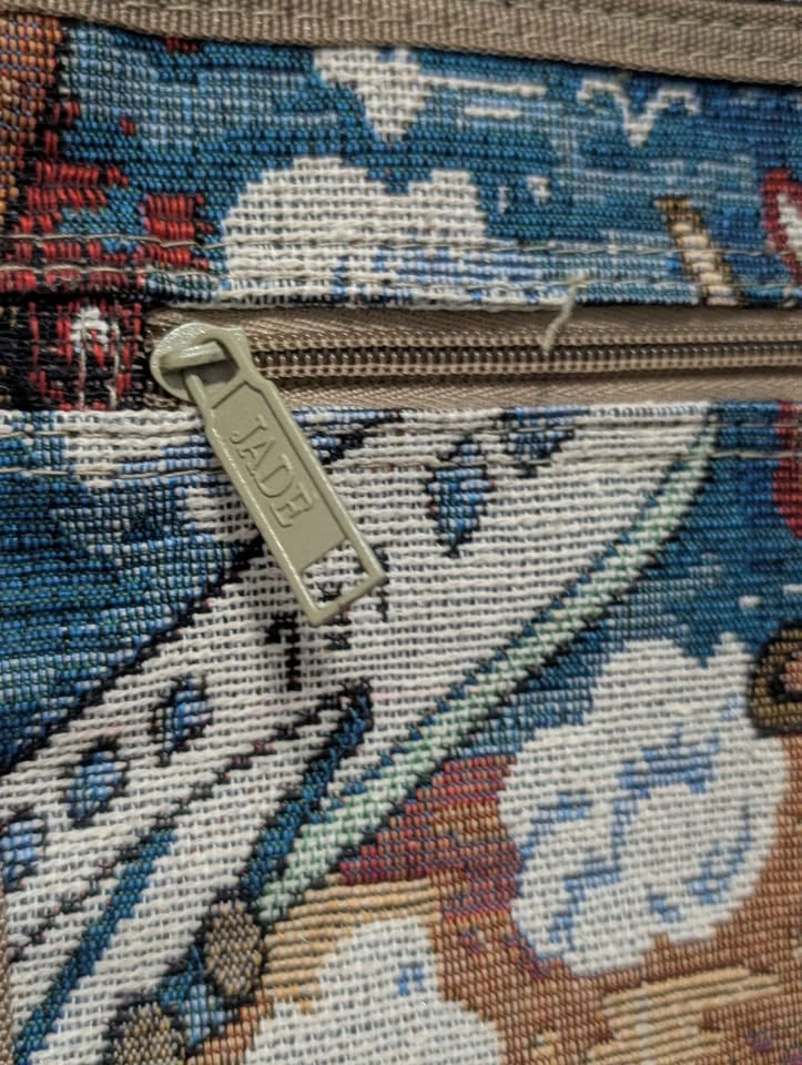 Jade Tapestry Rolling Shopping Bag - photo 3