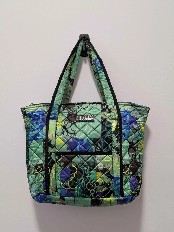Dolcezza Quilted Abstract Print Tote Bag - photo 2