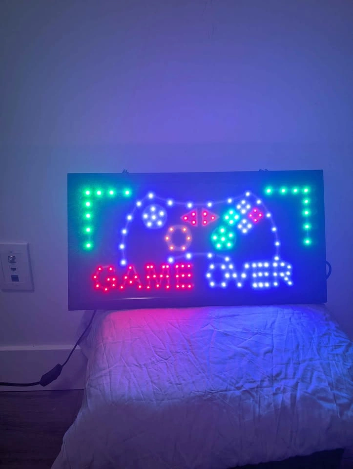 LED Game Over Controller Sign - photo 2