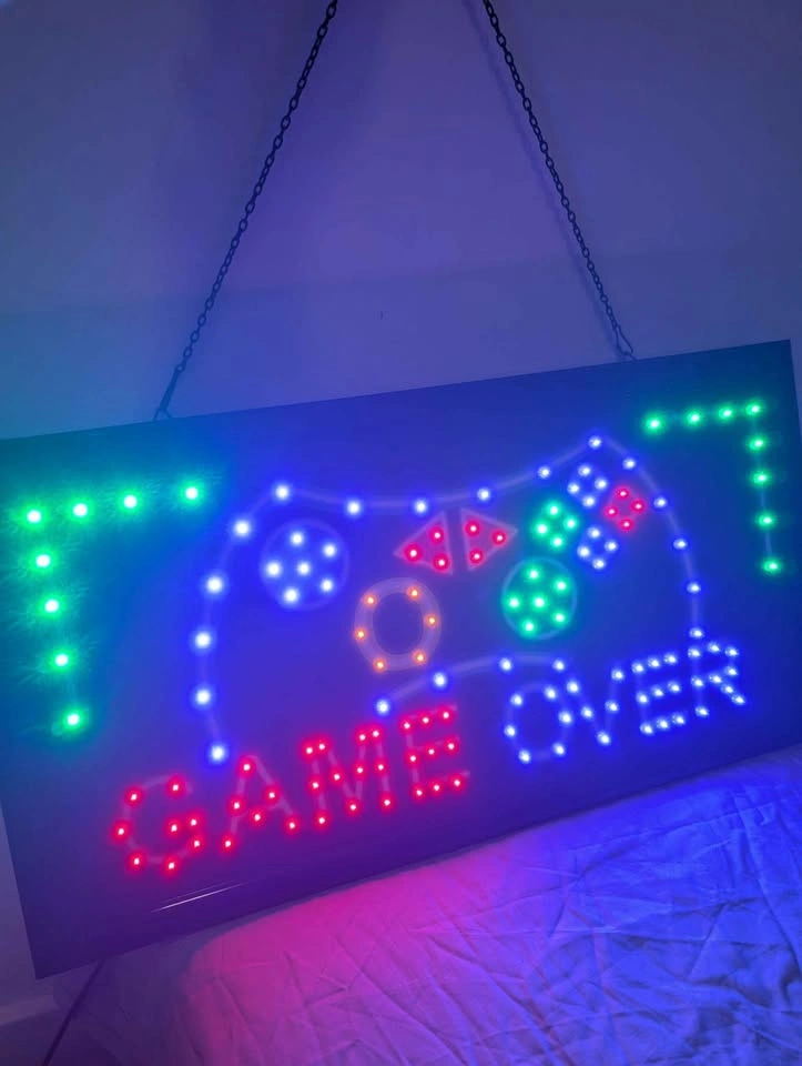 LED Game Over Controller Sign - photo 5