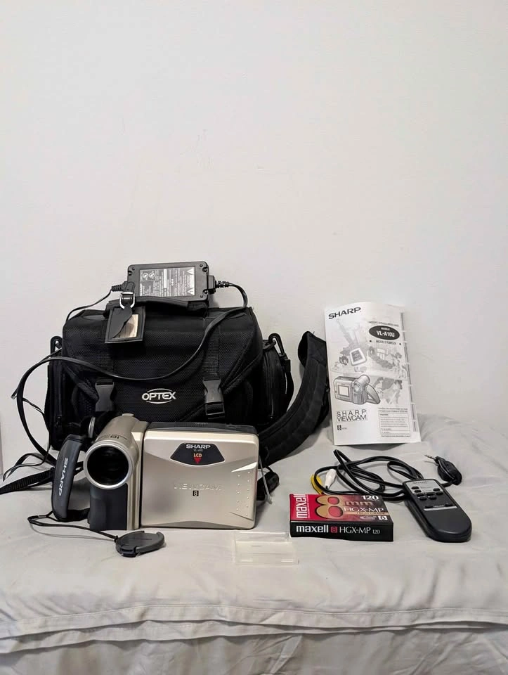 Sharp Viewcam VL-A10U 8mm Camcorder Bundle